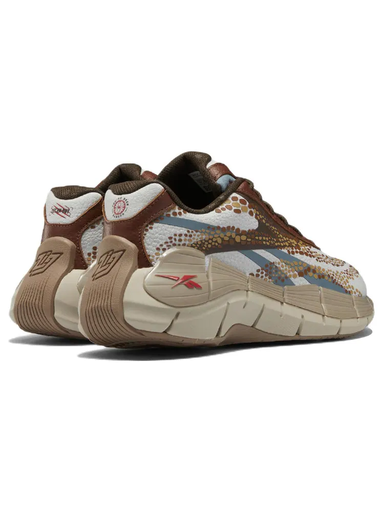 Беговые кроссовки Reebok Jurassic World x Zig Kinetica 2.5 'Atrociraptors' — изображение 4 из 5, серый