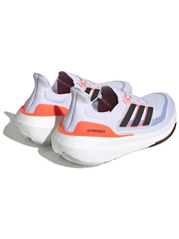 Кроссовки ultra boost light солнечные красные Adidas — изображение 4 из 4, белый/черный/оранжевый
