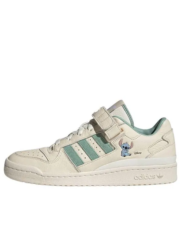 Кроссовки форум низкие x дисней стежок Adidas — изображение 1 из 4, белый/зеленый/белый