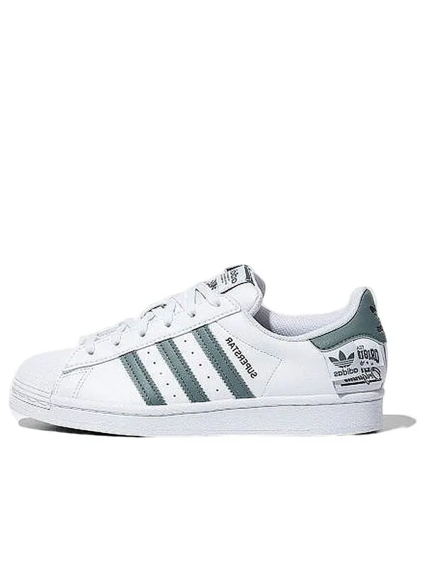 Кроссовки суперзвезда Adidas — изображение 1 из 4, белый/синий