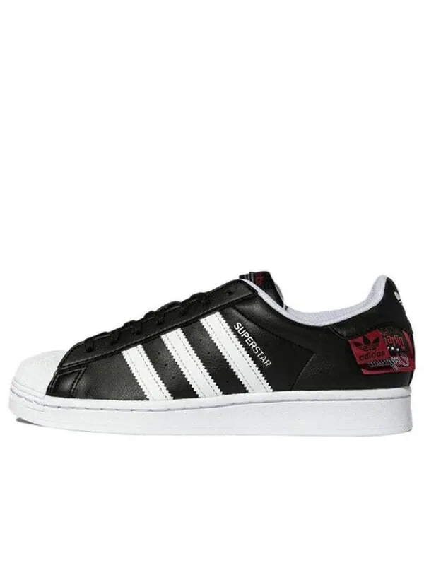 Кроссовки оригиналы суперзвезда Adidas — изображение 1 из 4, черный/белый/красный