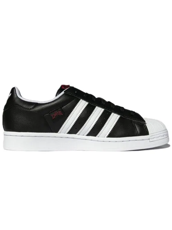 Кроссовки оригиналы суперзвезда Adidas — изображение 2 из 4, черный/белый/красный