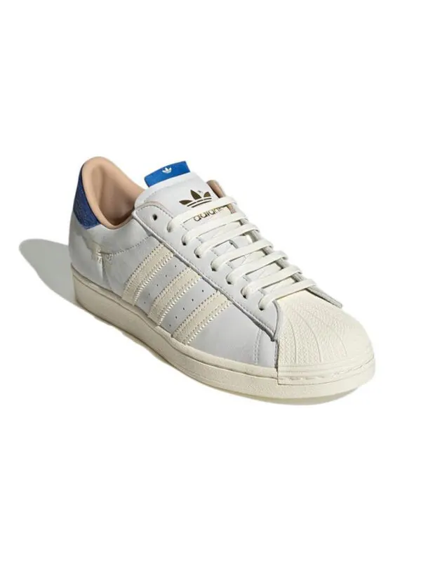Кроссовки оригиналы суперзвезда Adidas — изображение 3 из 4, белый/кремовый/синий