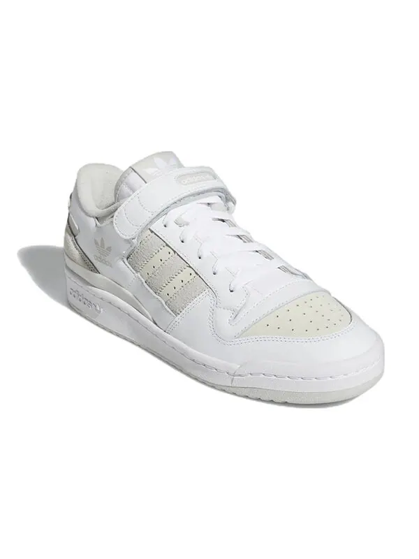 Кроссовки originals forum low classic shoes 'cloud white chalk white' Adidas — изображение 3 из 4, белый/серый/белый