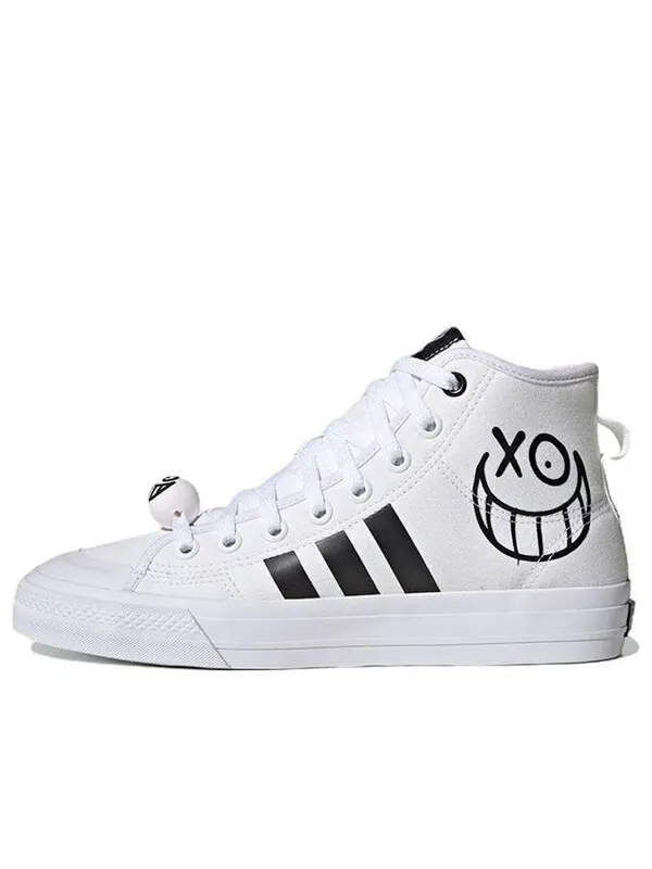 Кроссовки nizza hi Adidas — изображение 1 из 4, белый/черный