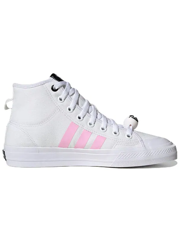 Кроссовки nizza hi Adidas — изображение 2 из 4, белый/черный