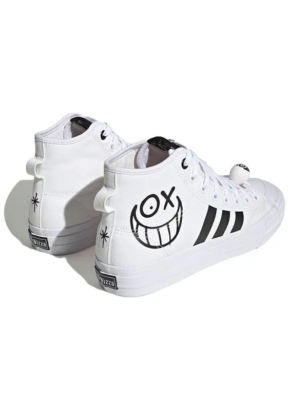 Кроссовки nizza hi Adidas — изображение 4 из 4, белый/черный