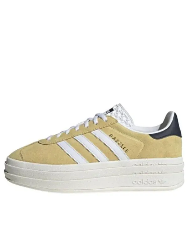 Кроссовки газель смелые Adidas — изображение 1 из 4, желтый/белый