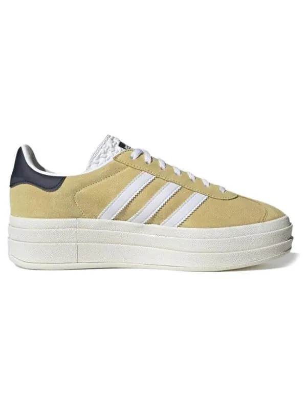 Кроссовки газель смелые Adidas — изображение 2 из 4, желтый/белый