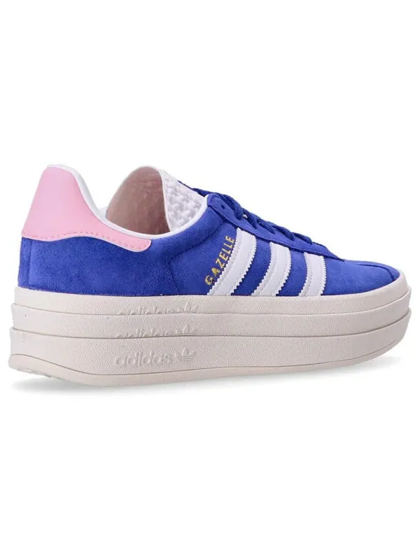 Кроссовки газель смелые Adidas — изображение 4 из 4, розовый/синий/белый