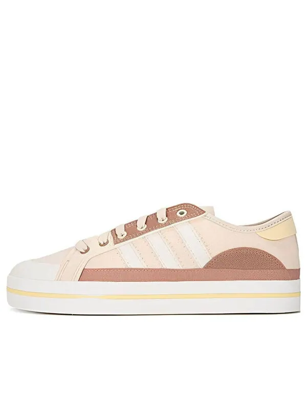 Кроссовки neo city холст Adidas — изображение 1 из 2, розовый/коричневый/белый