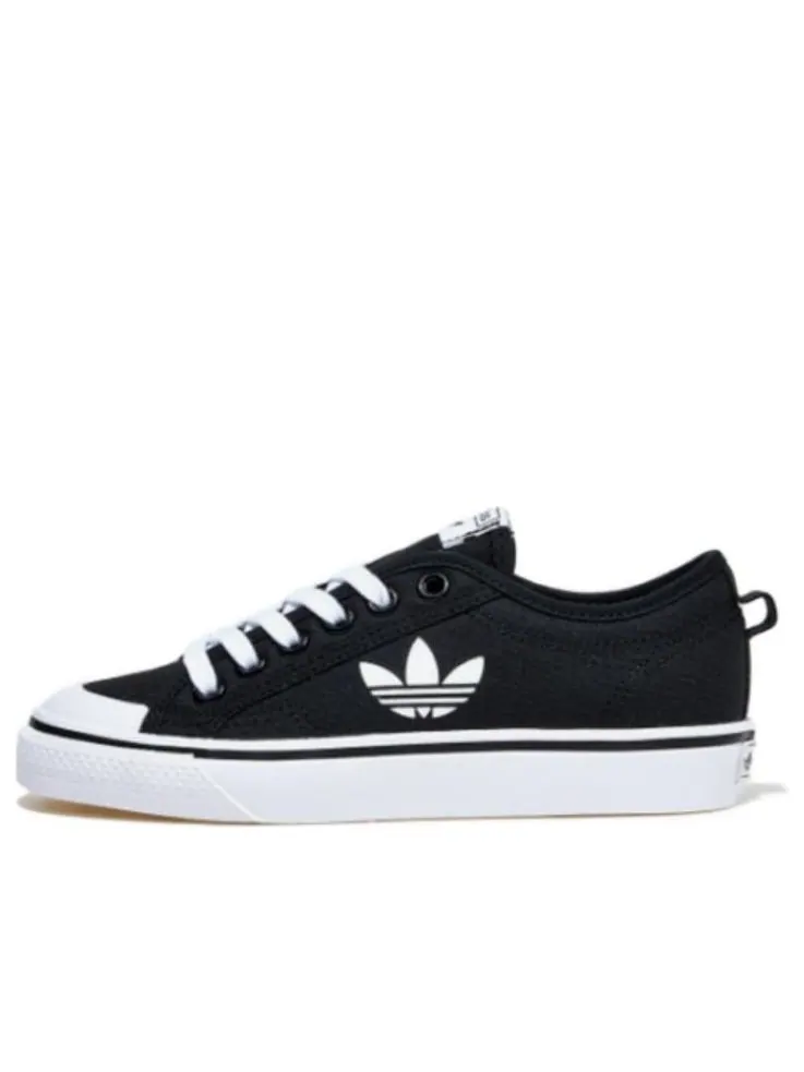 Кроссовки adidas Nizza Trefoil 'Black White' — изображение 1 из 5, черный