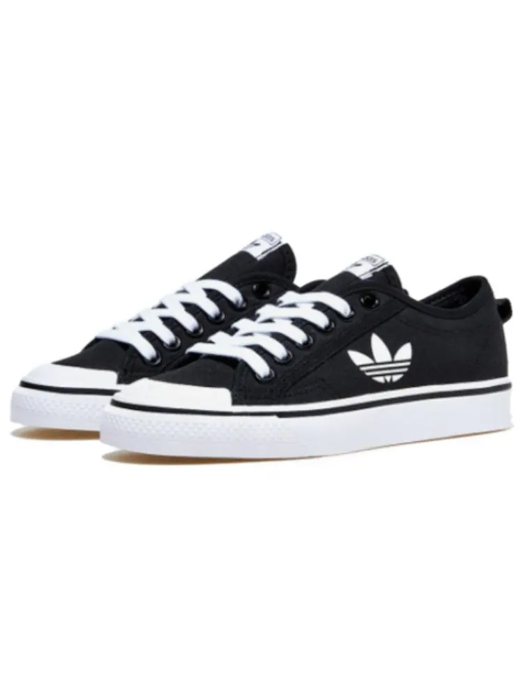 Кроссовки adidas Nizza Trefoil 'Black White' — изображение 3 из 5, черный