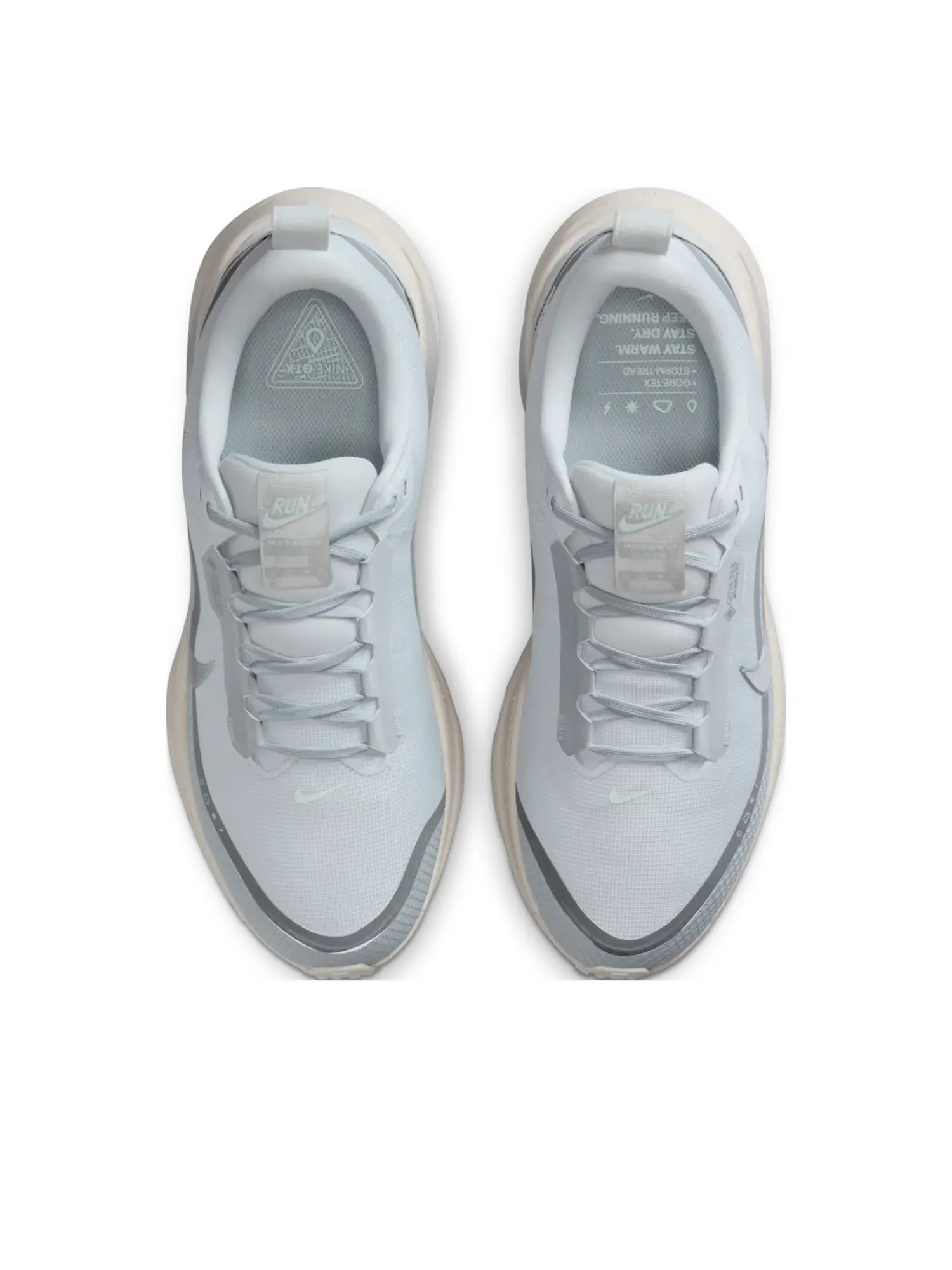 Кроссовки Nike Vomero 18 Gore-Tex 'Pure Platinum Silver' — изображение 2 из 7, серебряный