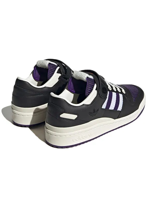 Кроссовки оригиналы форум 84 низкие Adidas — изображение 4 из 4, черный/фиолетовый/белый