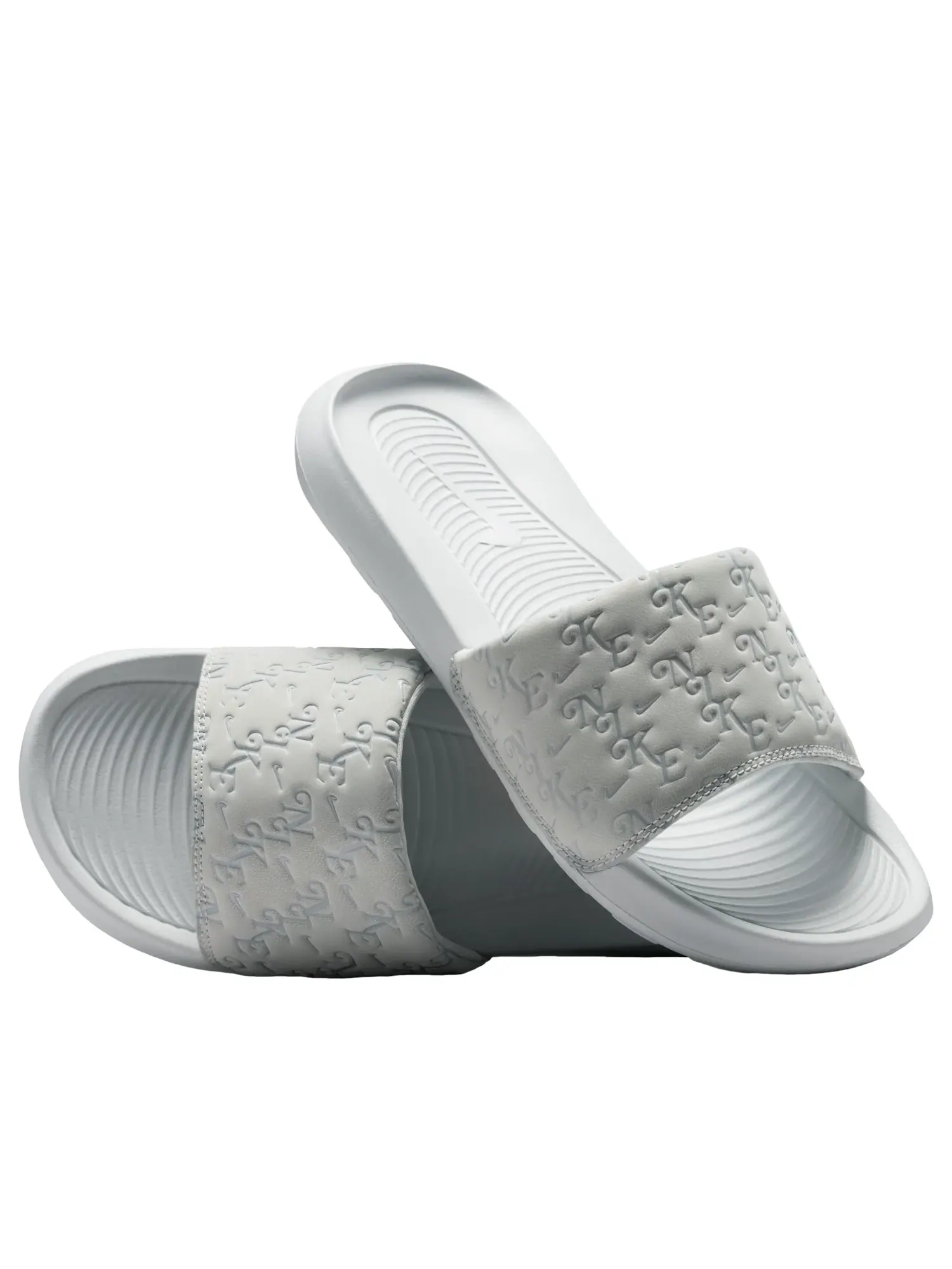 Слайды (WMNS) Nike Victori One Slide 'Photon Dust Wolf Grey' — изображение 4 из 4, серый