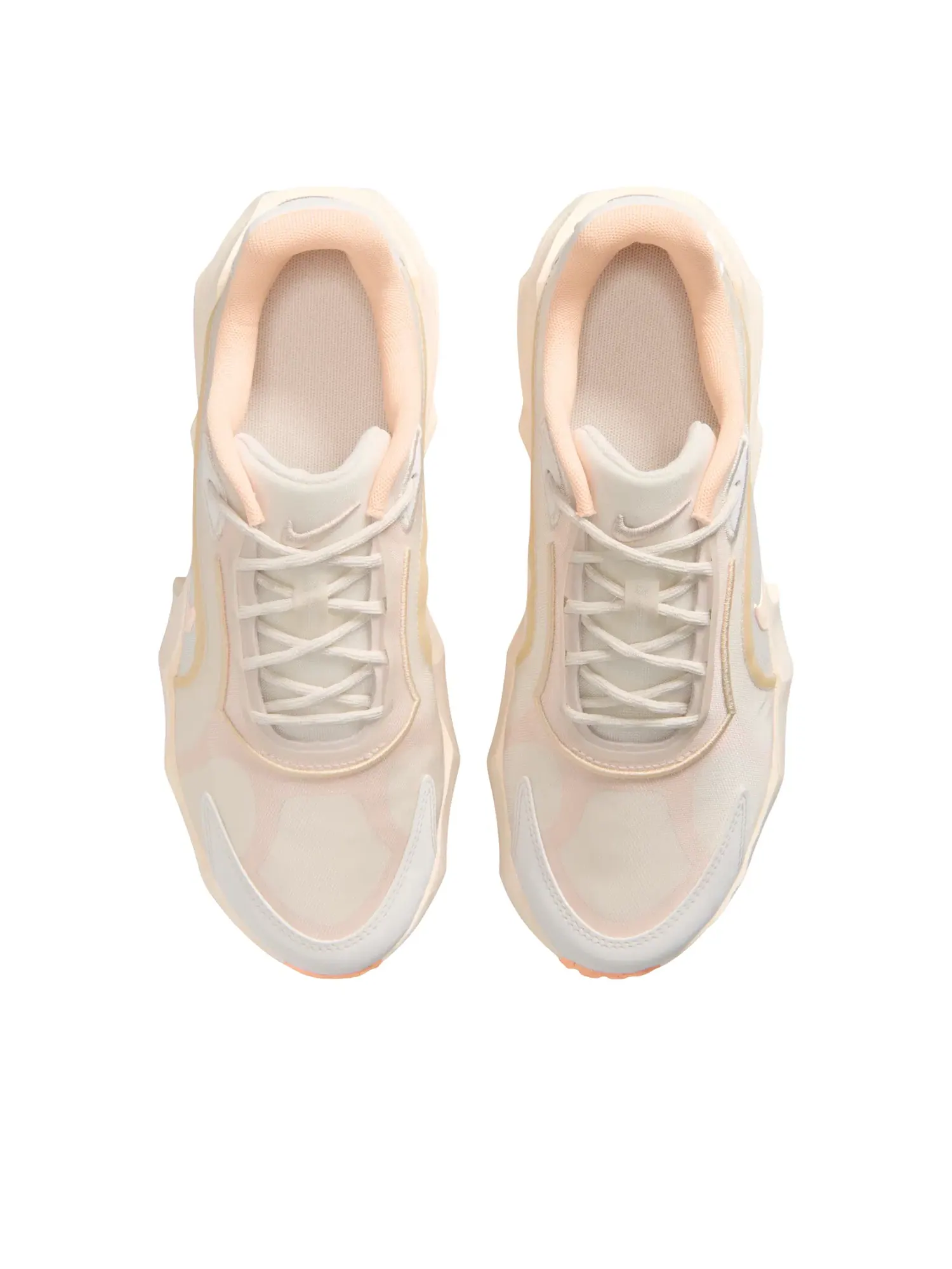 Женские кроссовки для тренировок с шнуровкой Aura Edge Nike — изображение 2 из 6, оранжевый