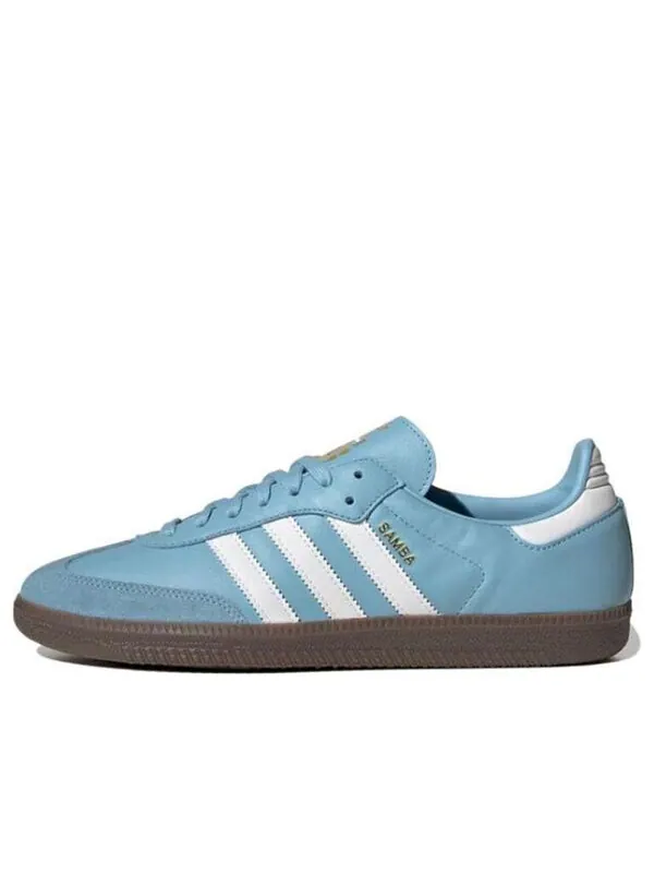 Кроссовки самба команда Adidas — изображение 1 из 4, синий/белый