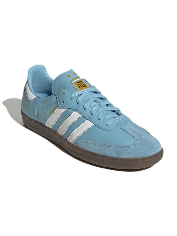 Кроссовки самба команда Adidas — изображение 3 из 4, синий/белый