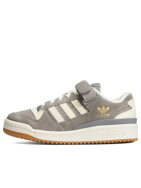 Кроссовки оригиналы форум низкий Adidas — изображение 1 из 4, серый/белый