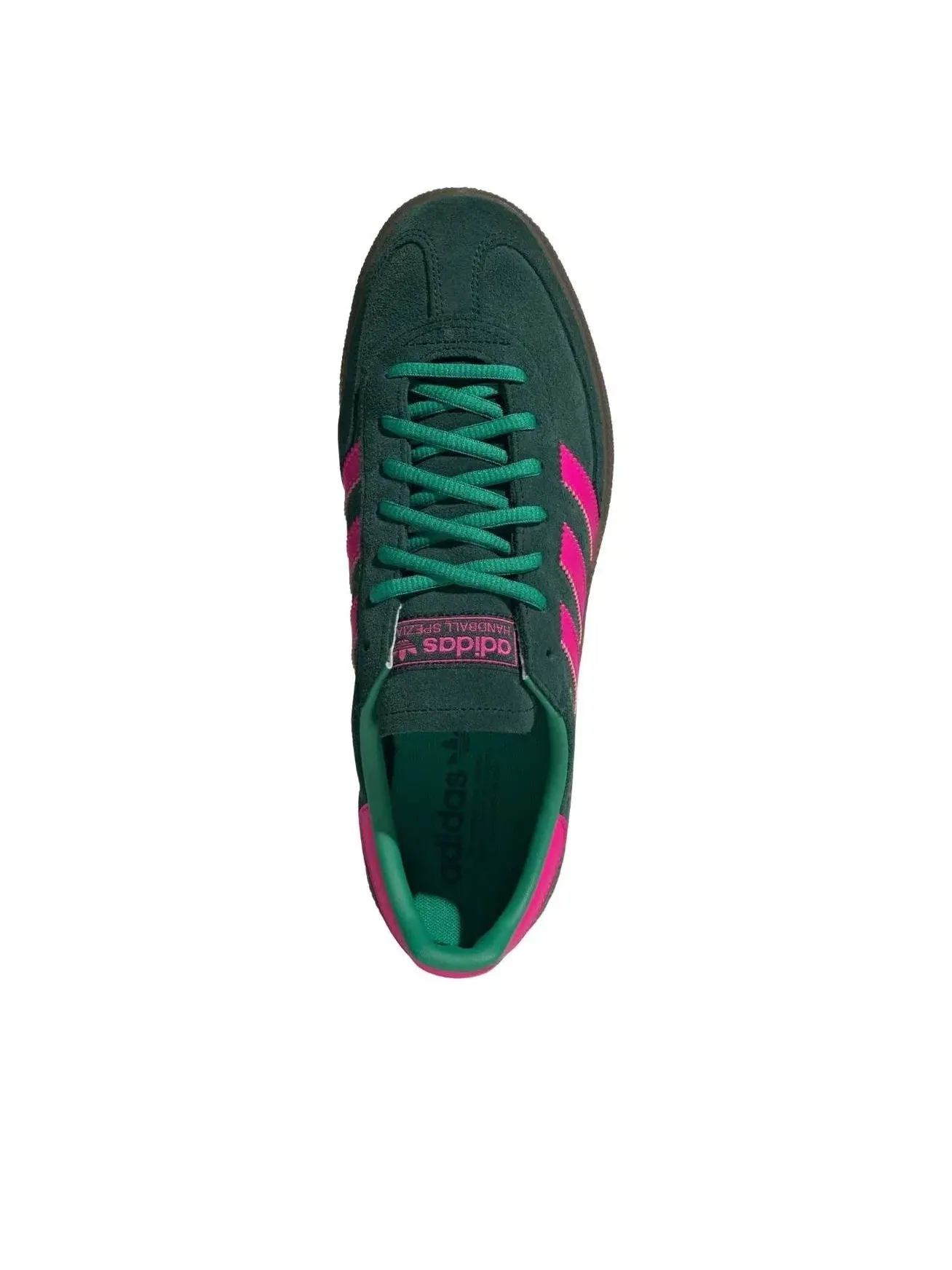 Мужские кроссовки с замшевым верхом Handball Spezial Adidas — изображение 3 из 5, зеленый