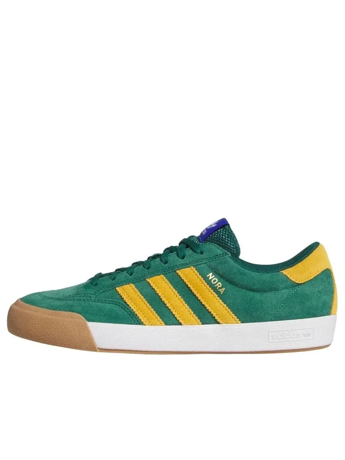 Мужские кроссовки с замшевым верхом Nora Adidas — изображение 1 из 5, зеленый