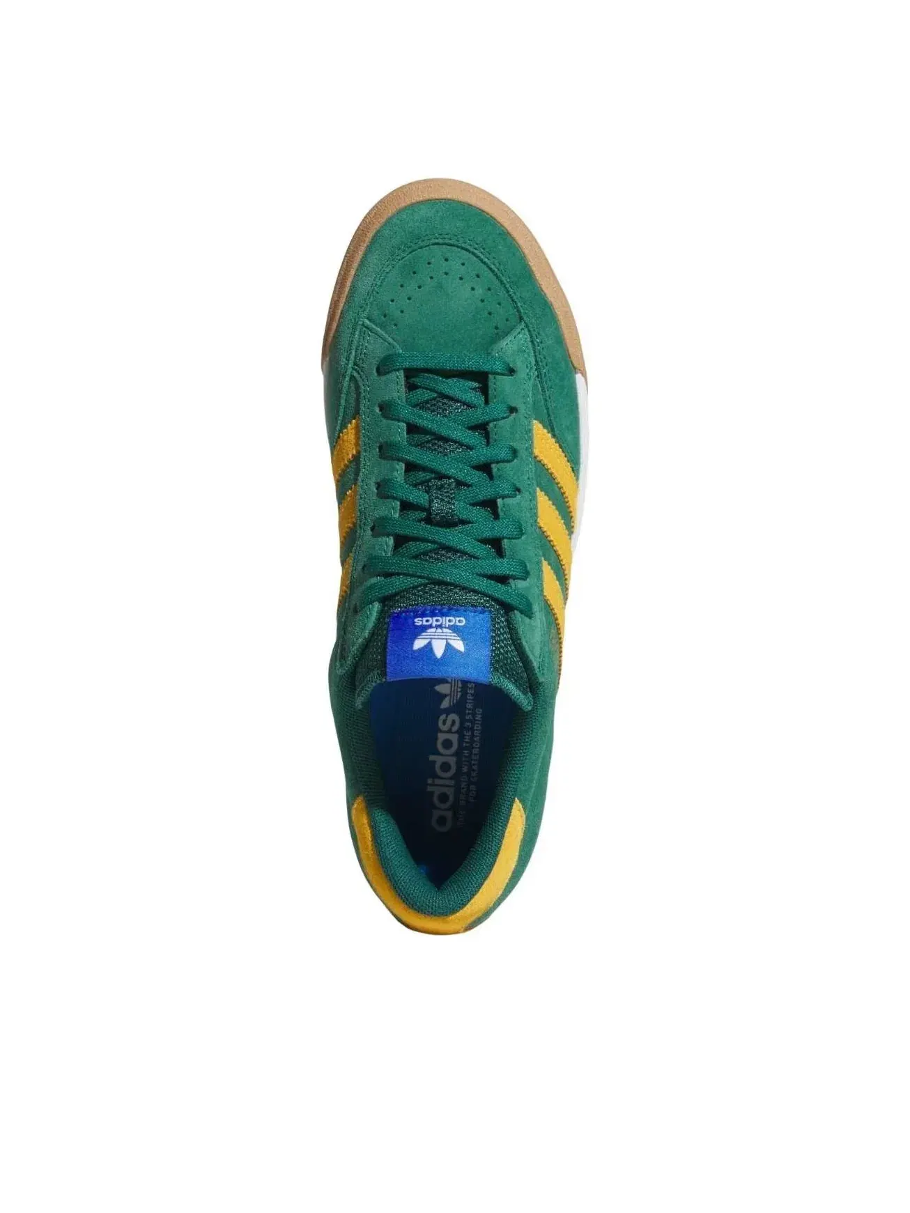 Мужские кроссовки с замшевым верхом Nora Adidas — изображение 2 из 5, зеленый