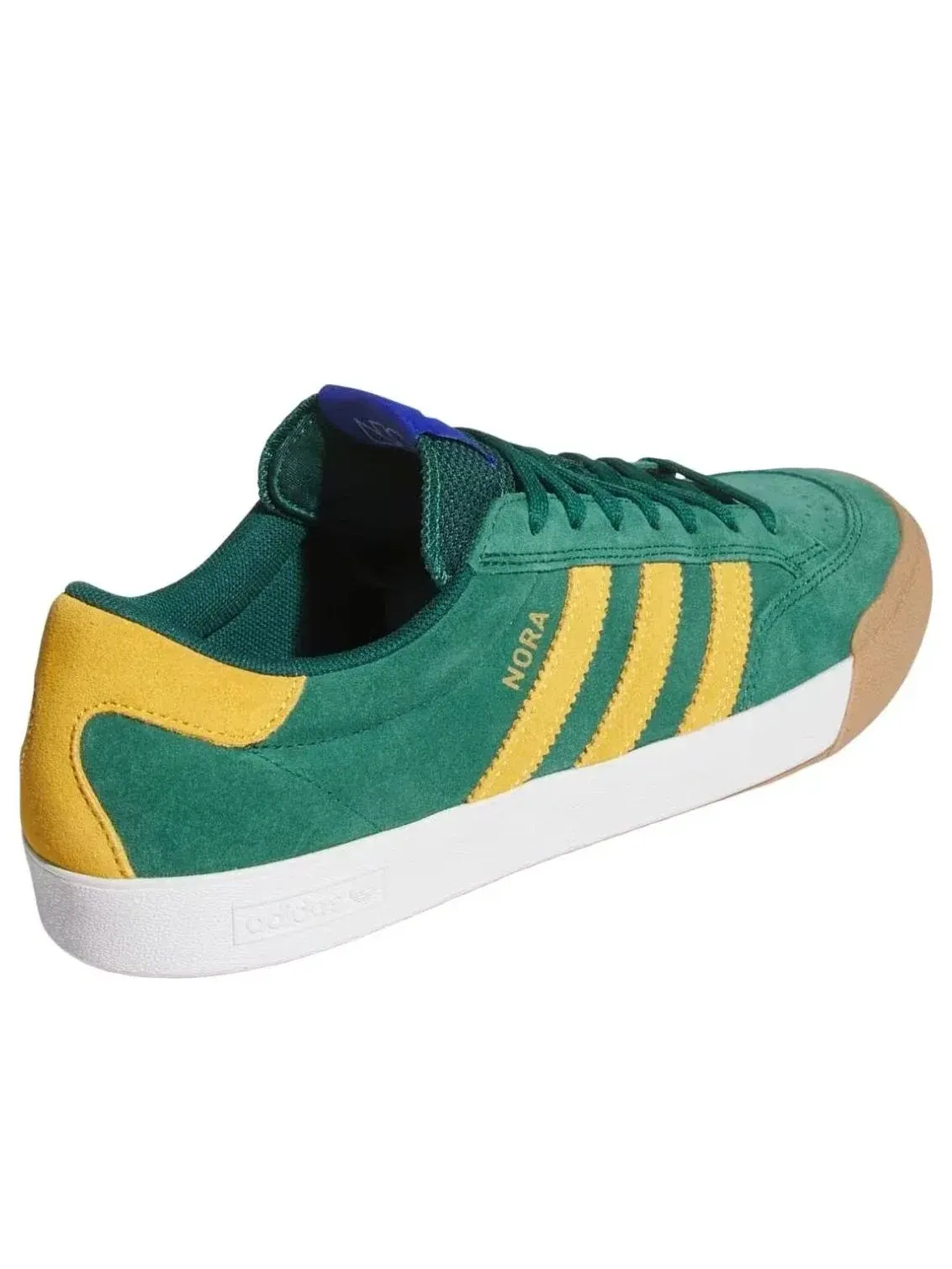 Мужские кроссовки с замшевым верхом Nora Adidas — изображение 4 из 5, зеленый