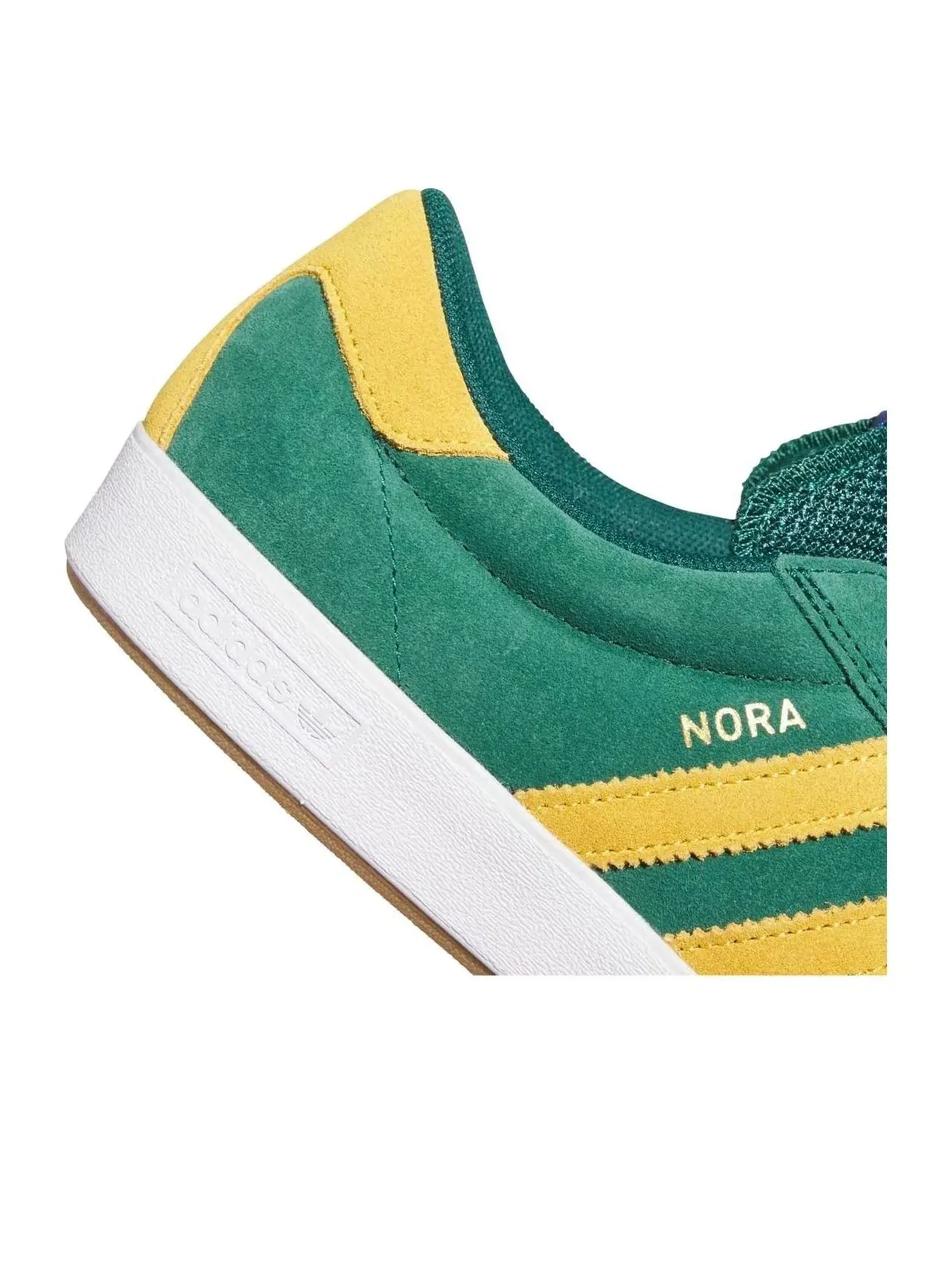 Мужские кроссовки с замшевым верхом Nora Adidas — изображение 5 из 5, зеленый