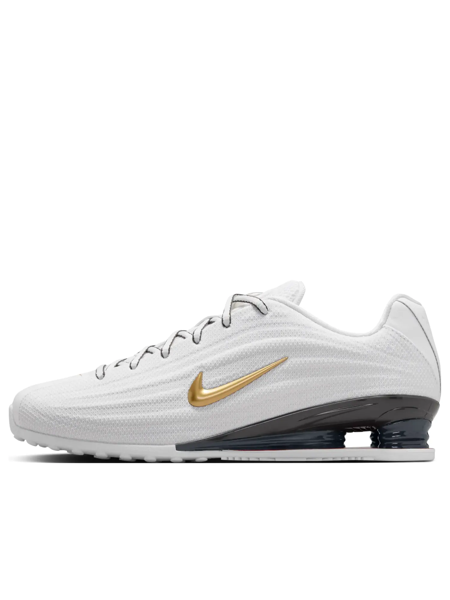 Кроссовки (WMNS) Nike Shox Z 'White Metallic Gold' — изображение 1 из 6, белый
