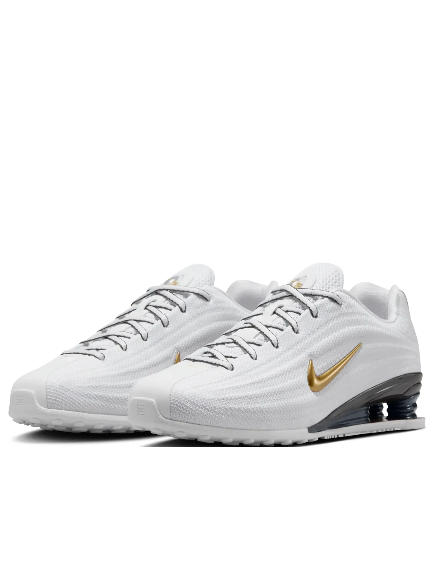Кроссовки (WMNS) Nike Shox Z 'White Metallic Gold' — изображение 4 из 6, белый