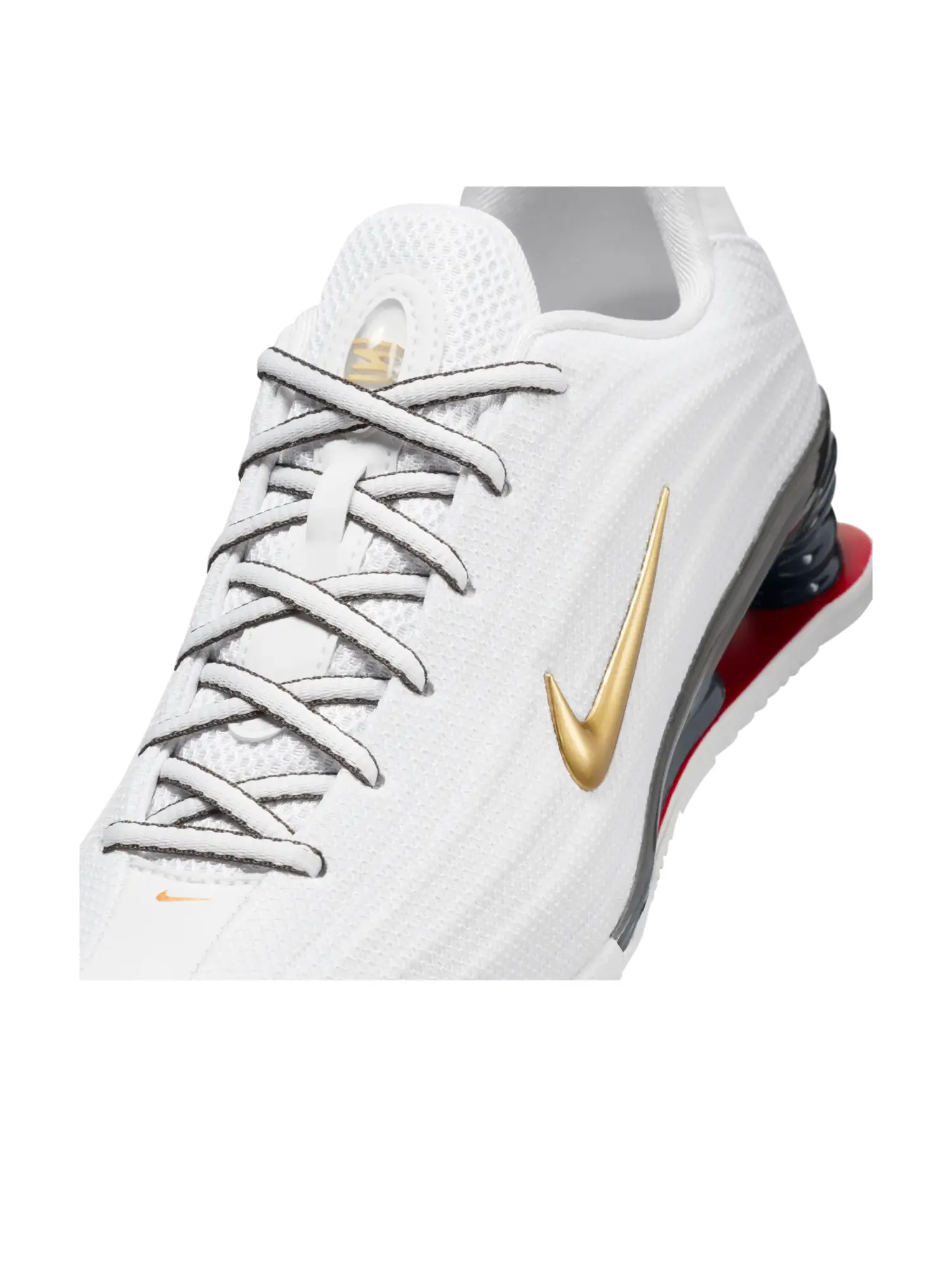 Кроссовки (WMNS) Nike Shox Z 'White Metallic Gold' — изображение 5 из 6, белый