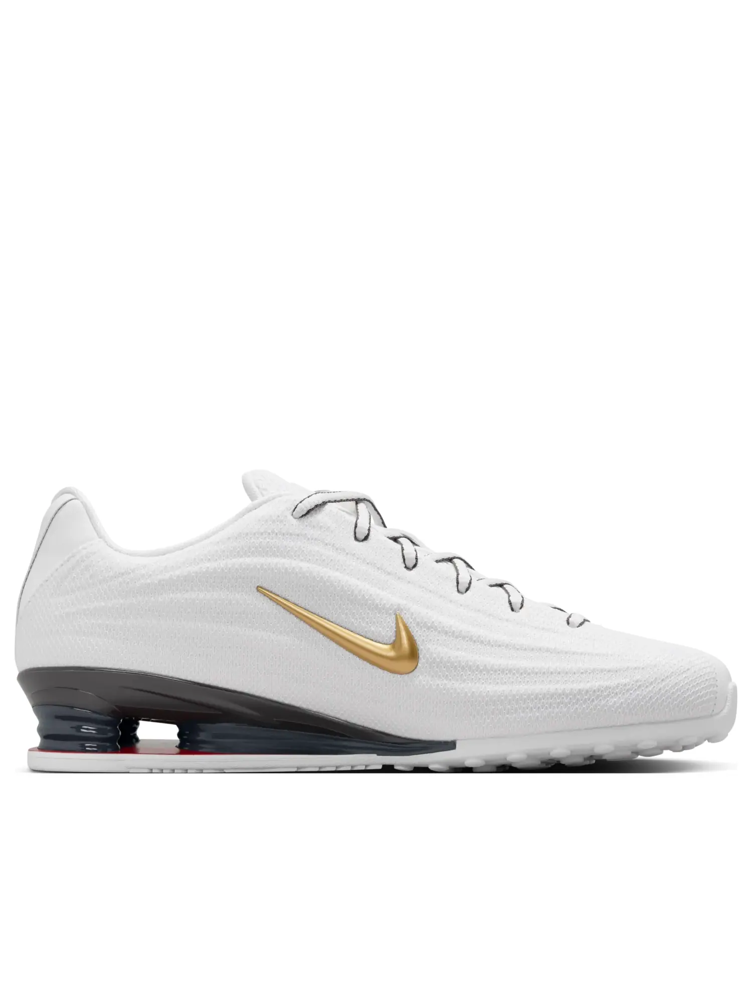 Кроссовки (WMNS) Nike Shox Z 'White Metallic Gold' — изображение 6 из 6, белый