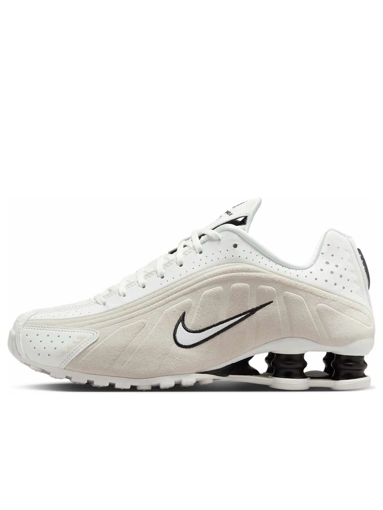 Кроссовки (WMNS) Nike Shox R4 'Summit White Light Orewood Brown' — изображение 1 из 6, белый