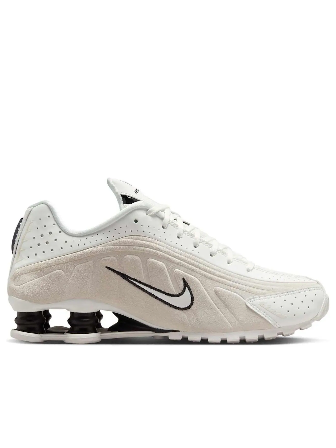 Кроссовки (WMNS) Nike Shox R4 'Summit White Light Orewood Brown' — изображение 6 из 6, белый