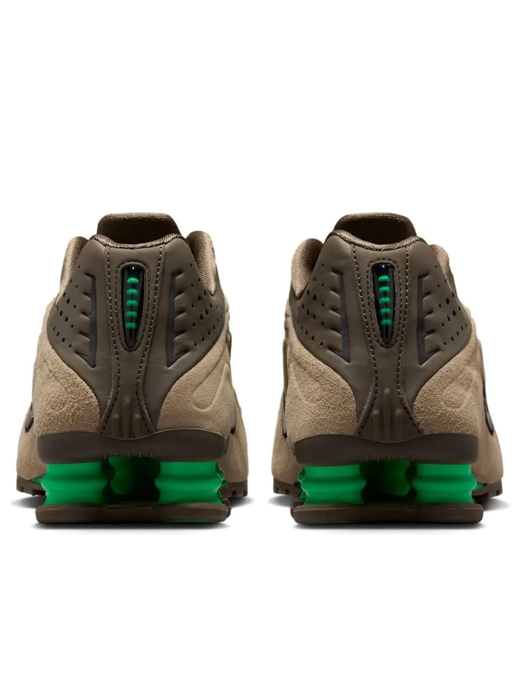 Кроссовки (WMNS) Nike Shox R4 'Olive Khaki' — изображение 3 из 6, коричневый