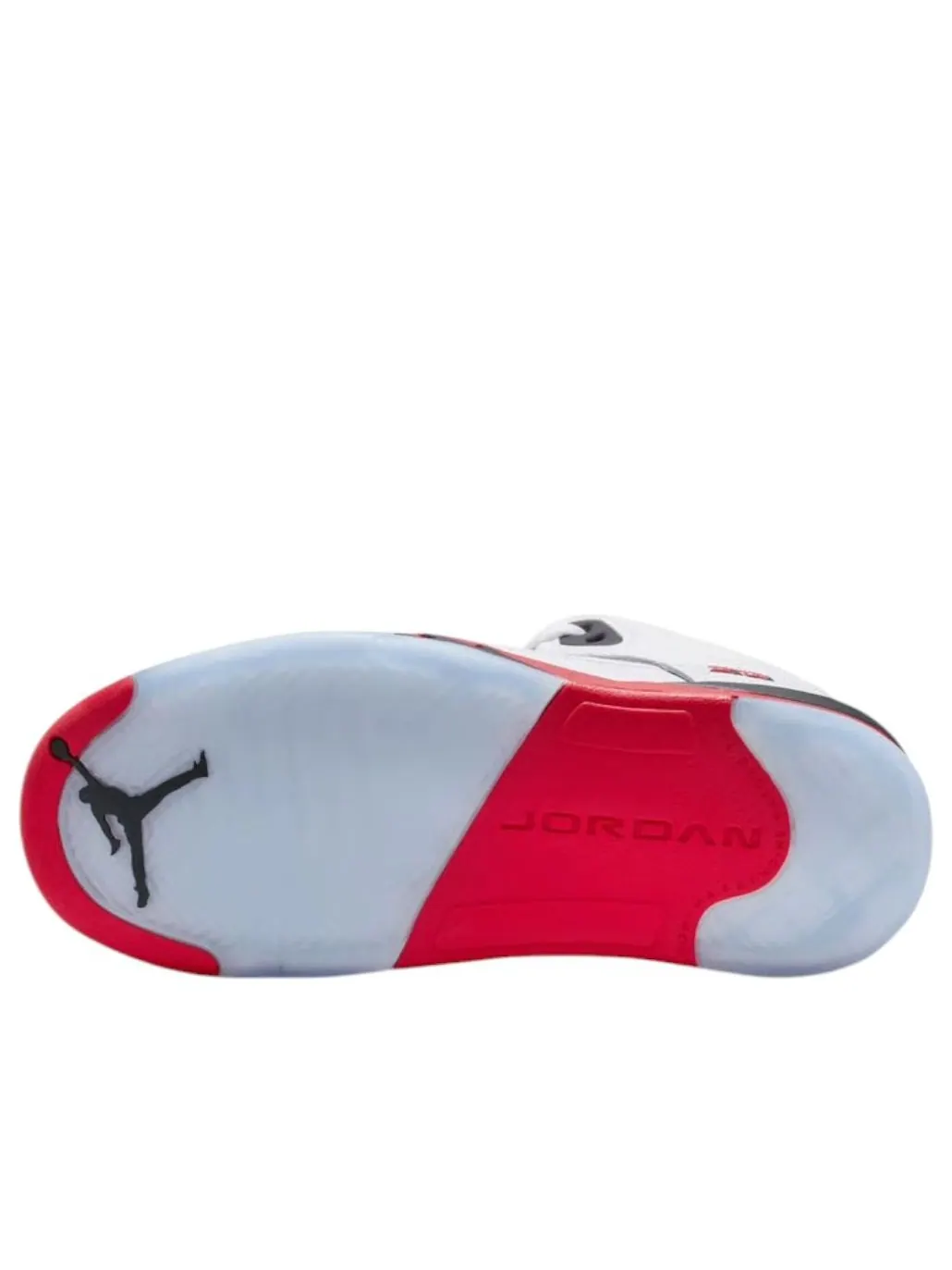 Кроссовки (PS) Air Jordan 5 Retro 'Fire Red Black Tongue 2025' — изображение 3 из 6, белый