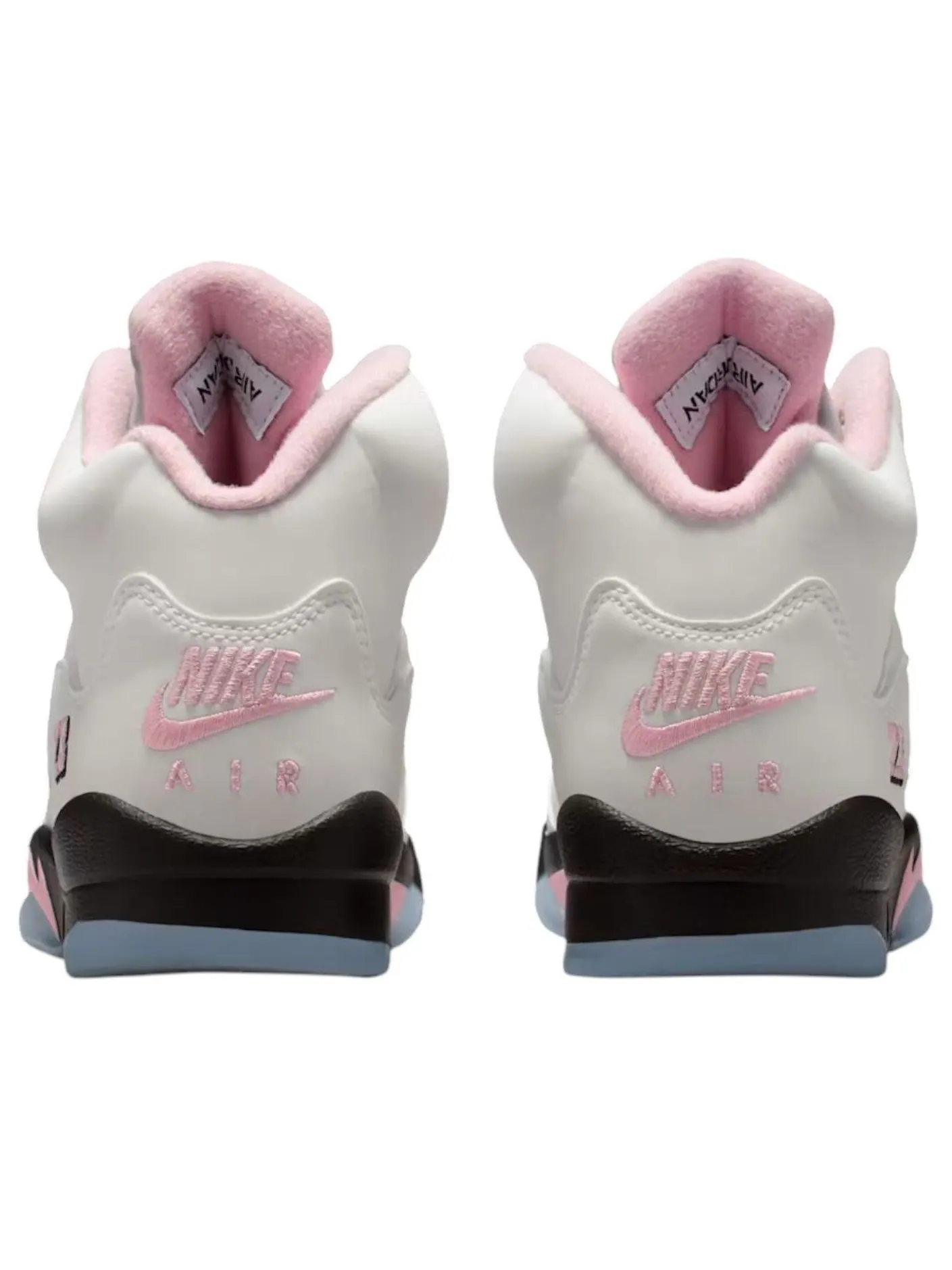 (GS) Air Jordan 5 Retro 'Medium Soft Pink' — изображение 4 из 6, белый/розовый/черный