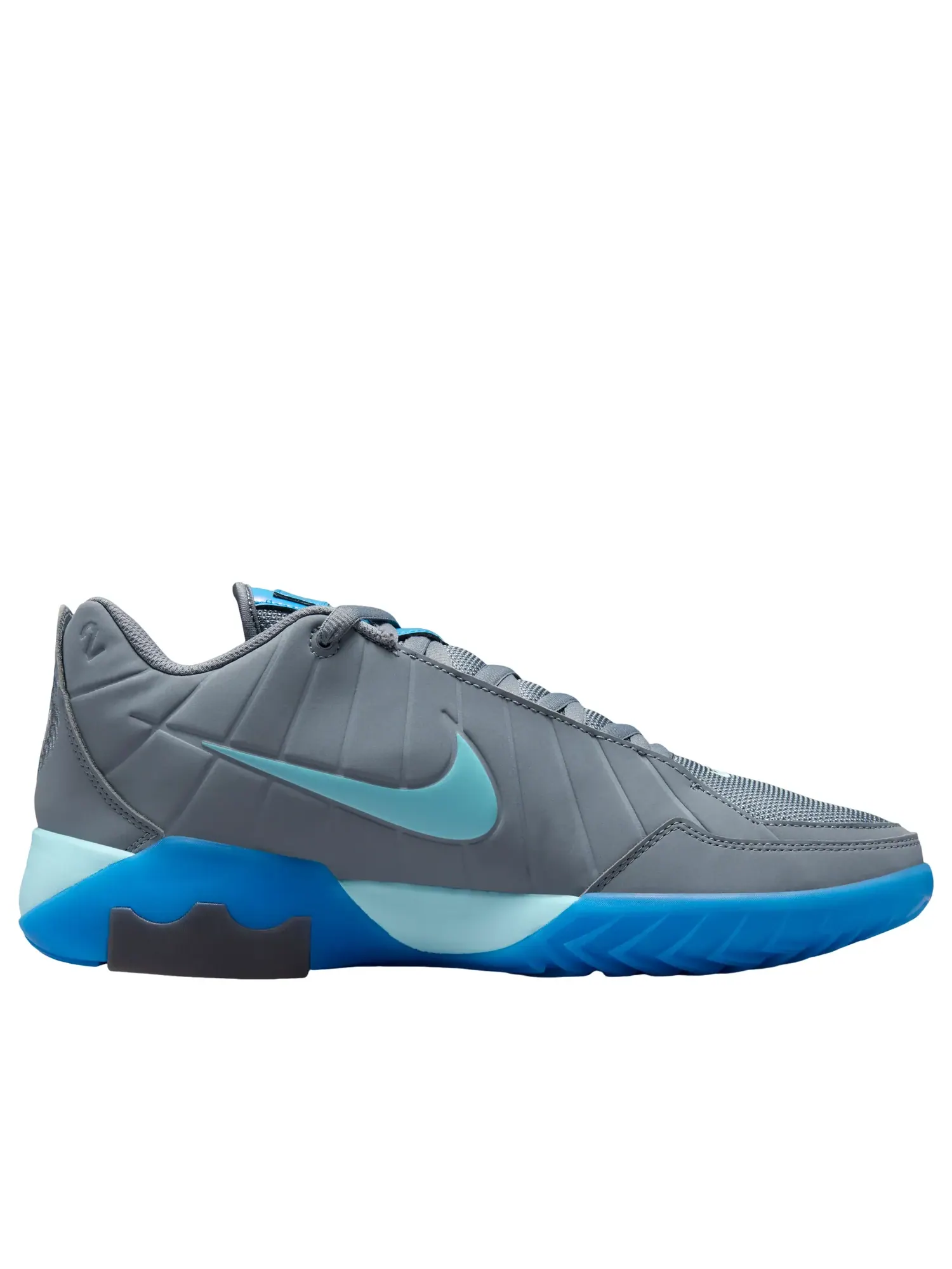 Кроссовки Nike LeBron Witness 9 'Cool Grey Aurora Blue' — изображение 2 из 7, серый