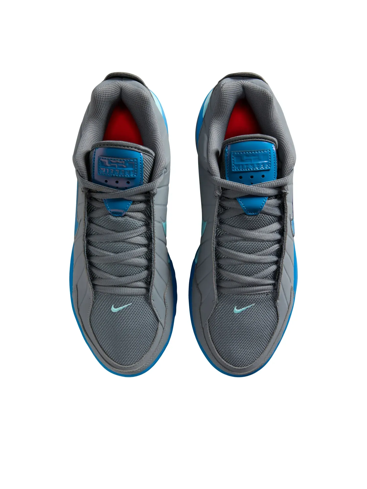 Кроссовки Nike LeBron Witness 9 'Cool Grey Aurora Blue' — изображение 3 из 7, серый
