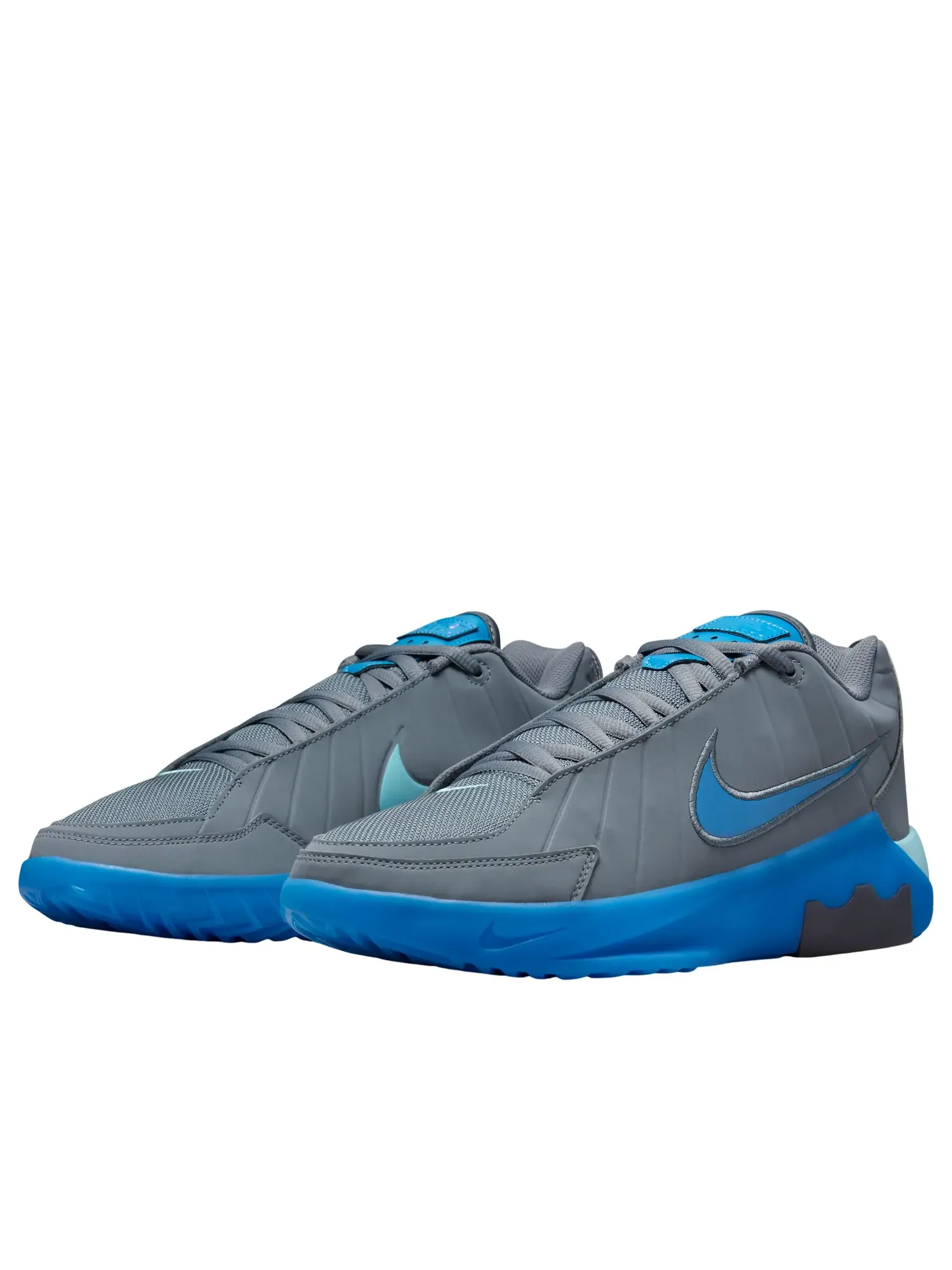 Кроссовки Nike LeBron Witness 9 'Cool Grey Aurora Blue' — изображение 4 из 7, серый