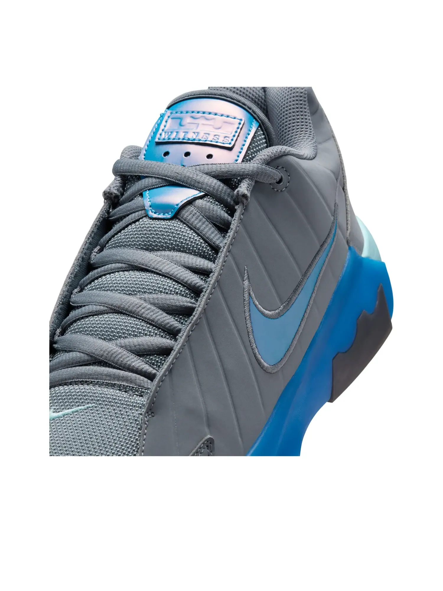 Кроссовки Nike LeBron Witness 9 'Cool Grey Aurora Blue' — изображение 6 из 7, серый