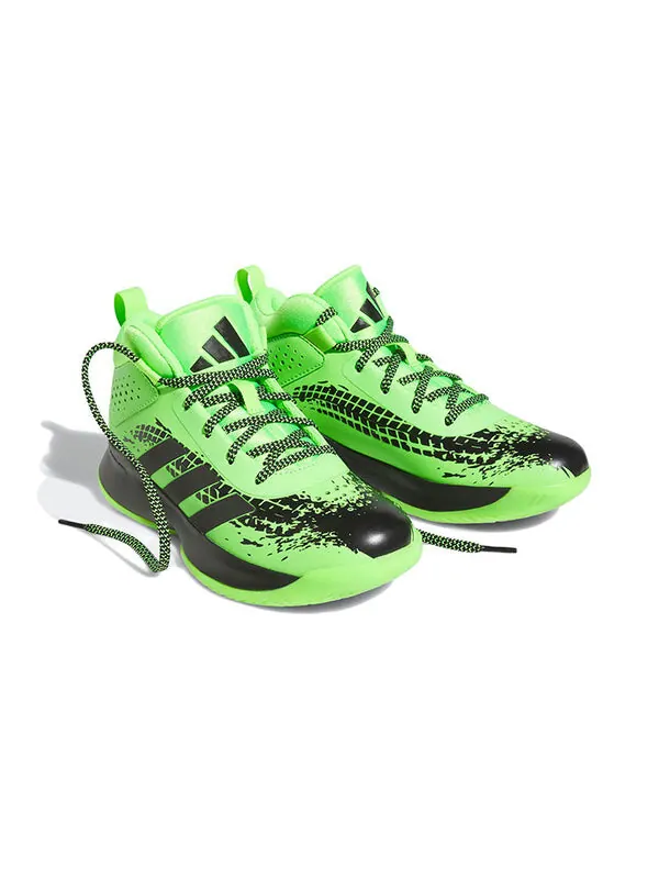 Кроссовки cross em up 5 в ширину Adidas — изображение 3 из 4, зеленый/черный/черный