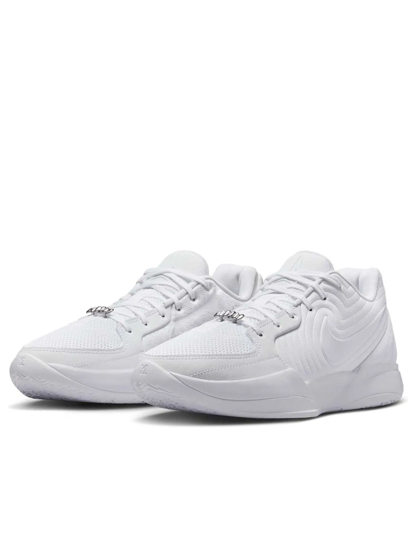 Кроссовки Nike Ja 2 TB EP 'Triple White' — изображение 3 из 6, белый