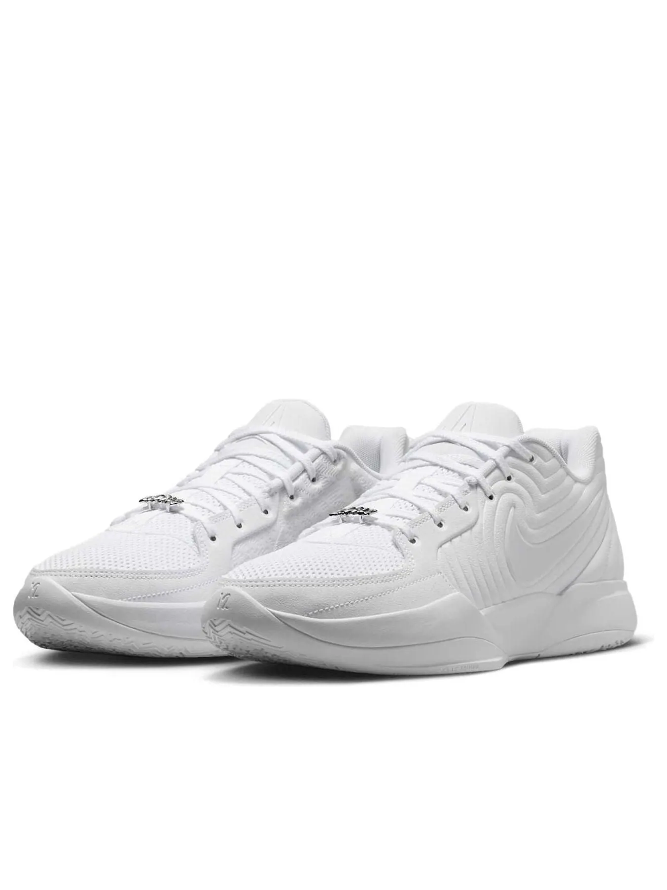 Кроссовки Nike Ja 2 TB 'Triple White' — изображение 3 из 6, белый/белый/белый