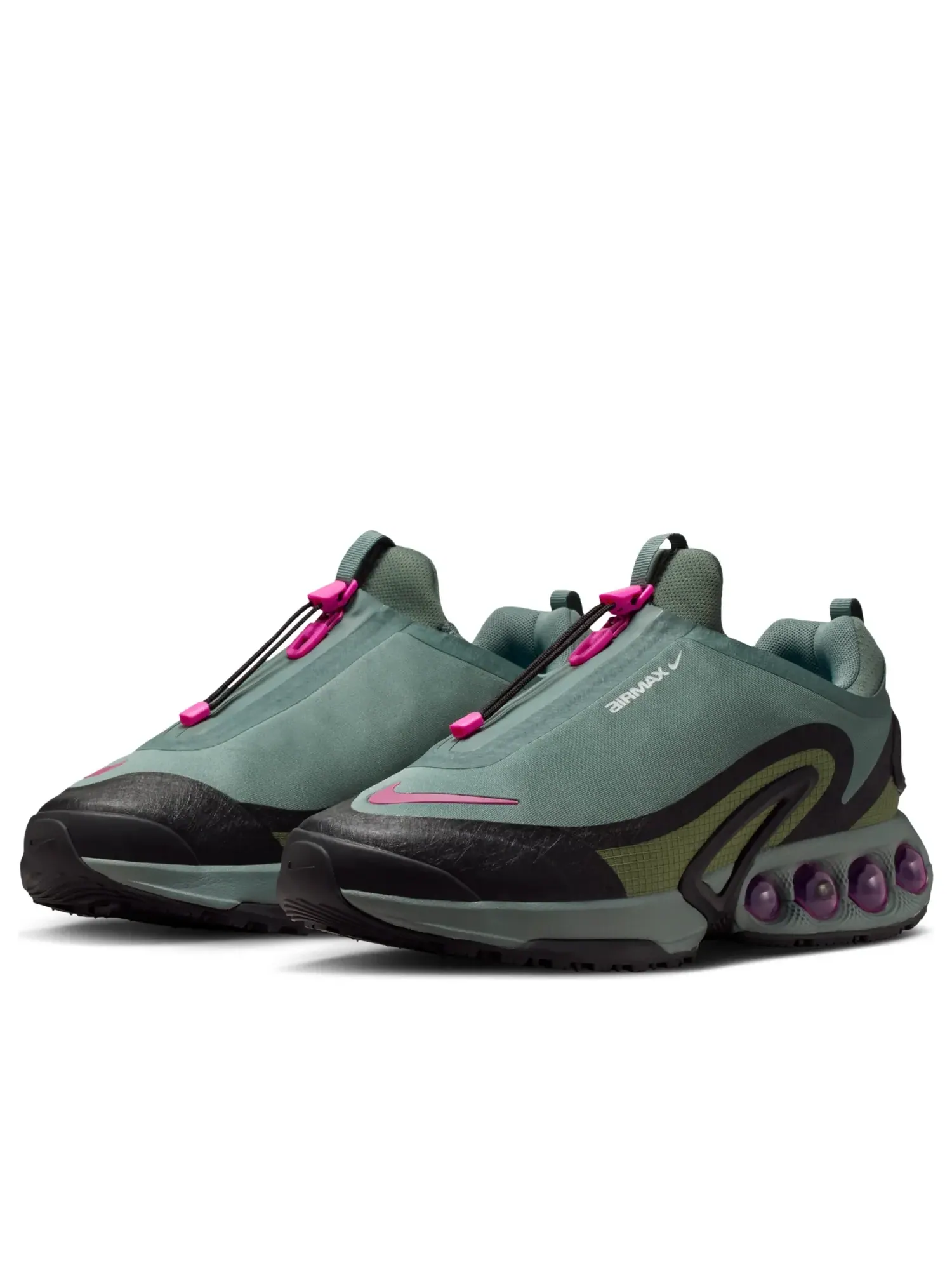 Кроссовки Nike Air Max Dn 'Roam Clay Green Fire Pink' — изображение 4 из 6, зеленый