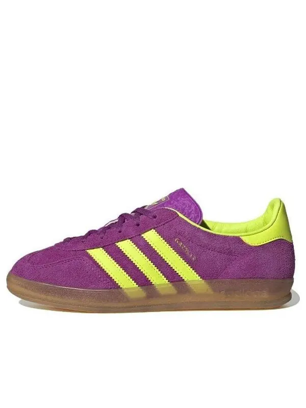 Кроссовки газель Adidas — изображение 1 из 4, фиолетовый/желтый