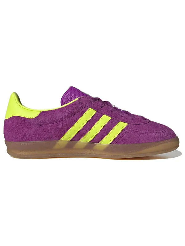 Кроссовки газель Adidas — изображение 2 из 4, фиолетовый/желтый