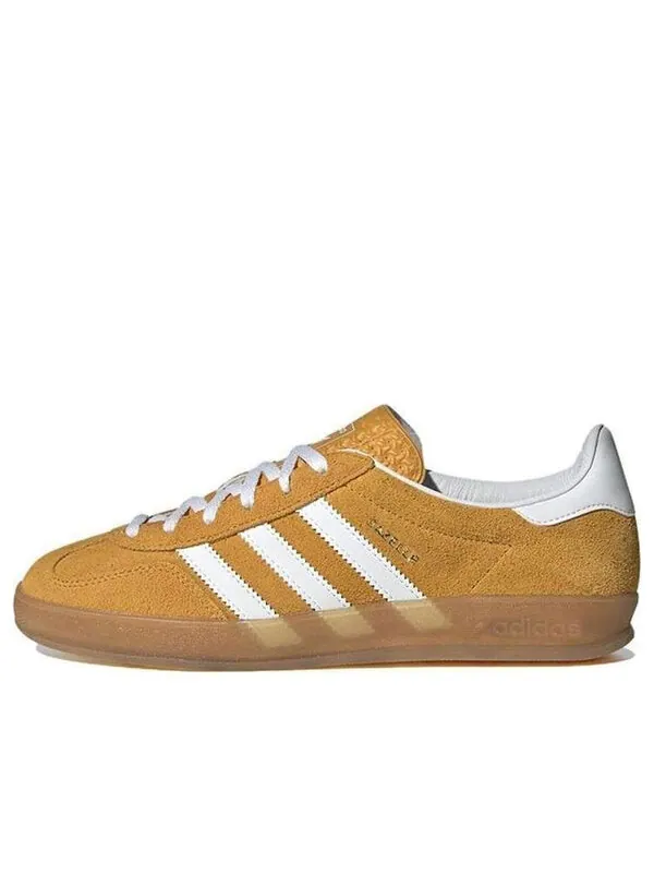 Кроссовки газель для помещений Adidas — изображение 1 из 4, желтый/белый