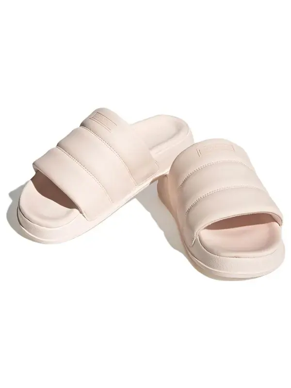 Тапочки adilette essential slide Adidas — изображение 4 из 4, розовый